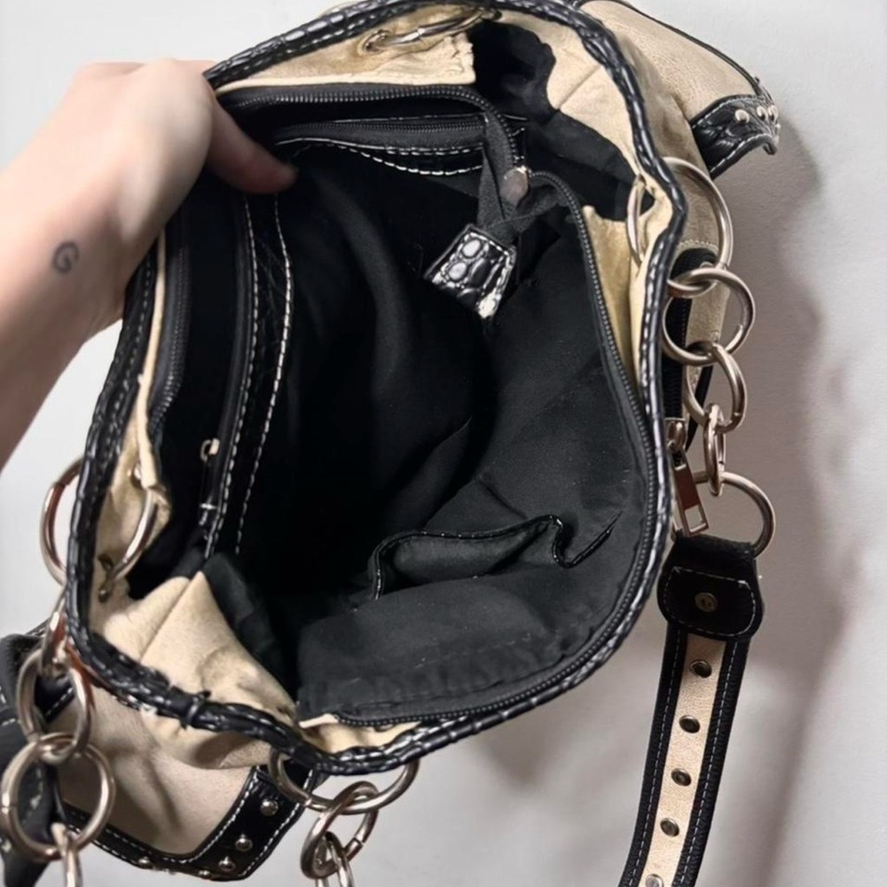 Studded Western Cowgirl Satchel Tote Bag - Picture 7 of 8